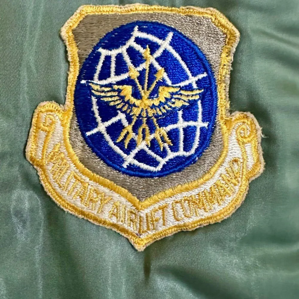 US Air Force 1960s MA-1 Flight Jacket Size Small Vintage